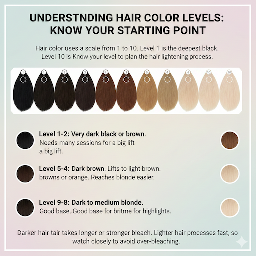 Understanding Hair Color Levels: Know Your Starting Point