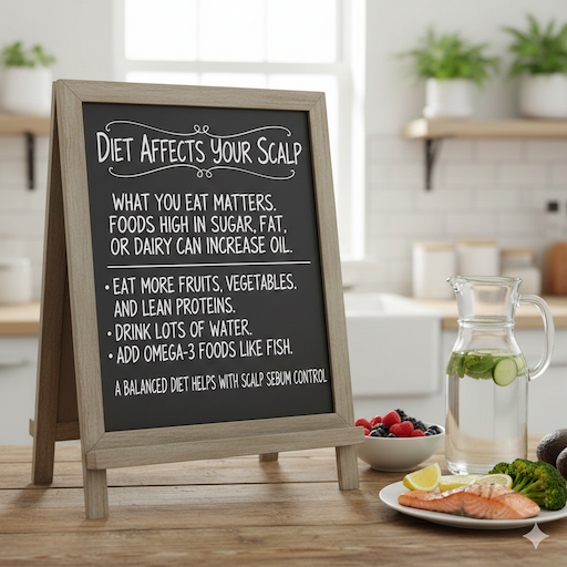 Diet Affects Your Scalp