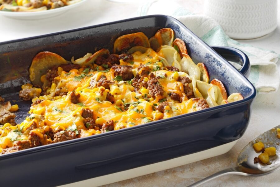 Classic Hamburger Potato Casserole