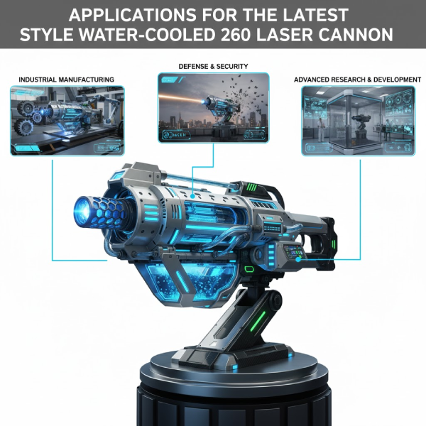 Applications for the Latest Style Water-Cooled 260 Laser Cannon