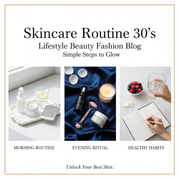 Skincare Routine 30's Lifestyle Beauty Fashion Blog: Simple Steps to Glow