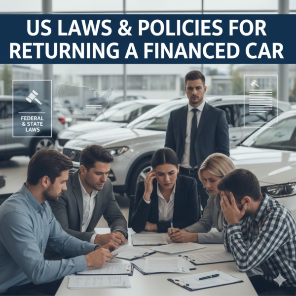 Laws and Policies for Returning a Financed Car in the US