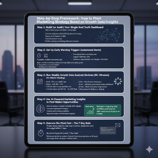 Step-by-Step Framework: How to Pivot Marketing Strategy Based on Growth Data Insights