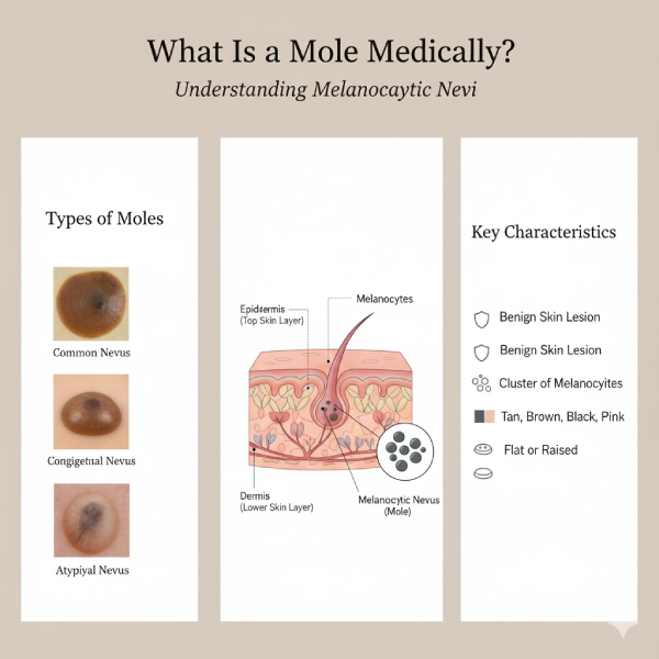 What Is a Mole Medically?