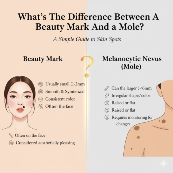 What’s The Difference Between A Beauty Mark And A Mole?