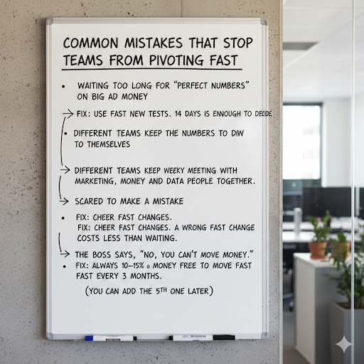 Common Mistakes That Stop Teams from Pivoting Fast 