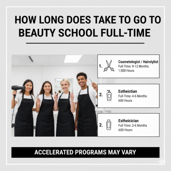 How Long Does It Take To Go To Beauty School Full-Tim