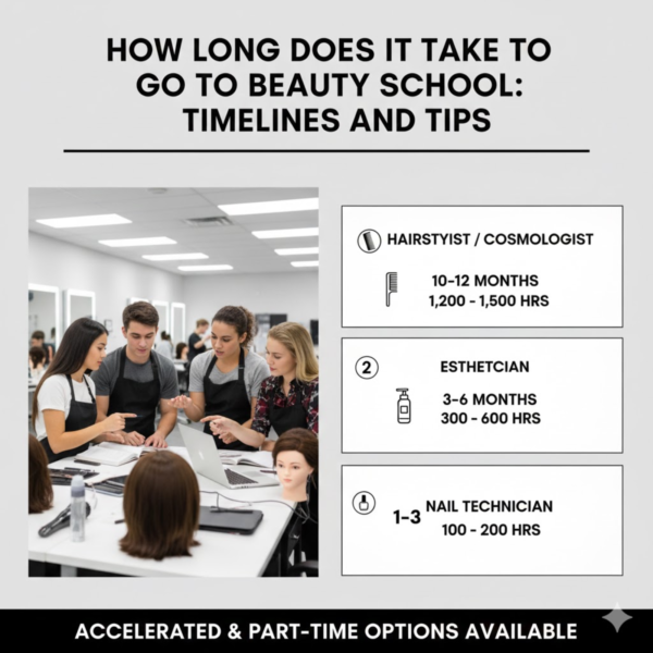 How Long Does It Take To Go To Beauty School: Timelines and Tips