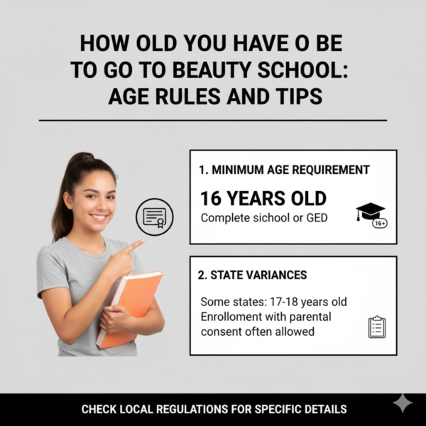 How Old Do You Have To Be to Go To Beauty School: Age Rules and Tips