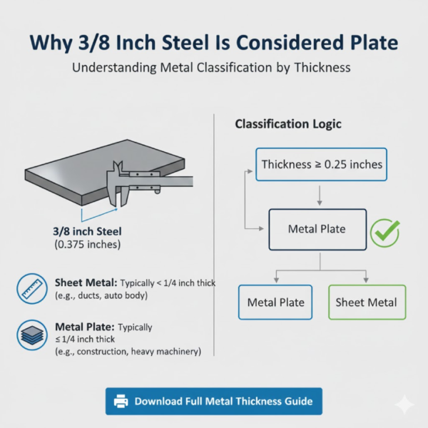 Why 3/8 Inch Steel Is Considered Plate