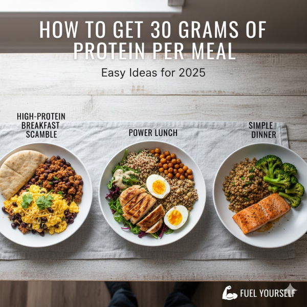 How To Get 30 Grams Of Protein Per Meal: Easy Ideas for 2025