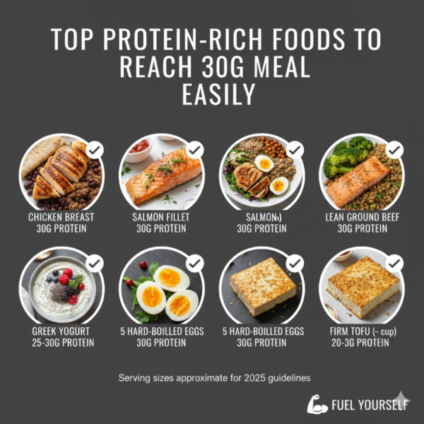 Top Protein-Rich Foods to Reach 30g Easily