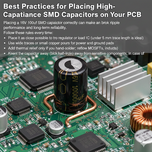 Best Practices for Placing High-Capacitance SMD Capacitors on Your PCB