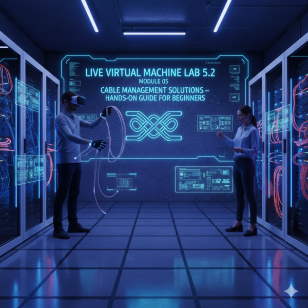 Live Virtual Machine Lab 5.2 Module 05 Cable Management Solutions – Hands-On Guide for Beginners