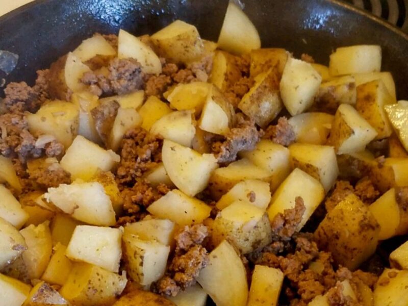 Simple Hamburger Potato Skillet Meal