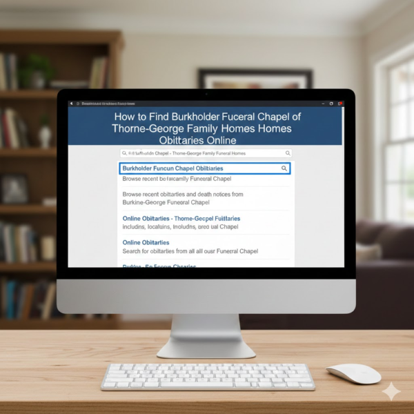 How to Find Burkholder Funeral Chapel of Thorne-George Family Funeral Homes Obituaries Online