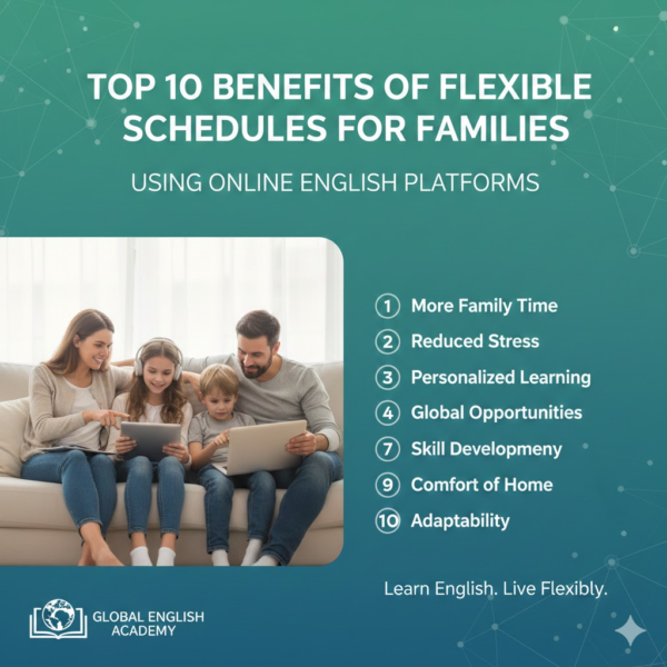 Top 10 Benefits of Flexible Schedules for Families Using Online English Platforms