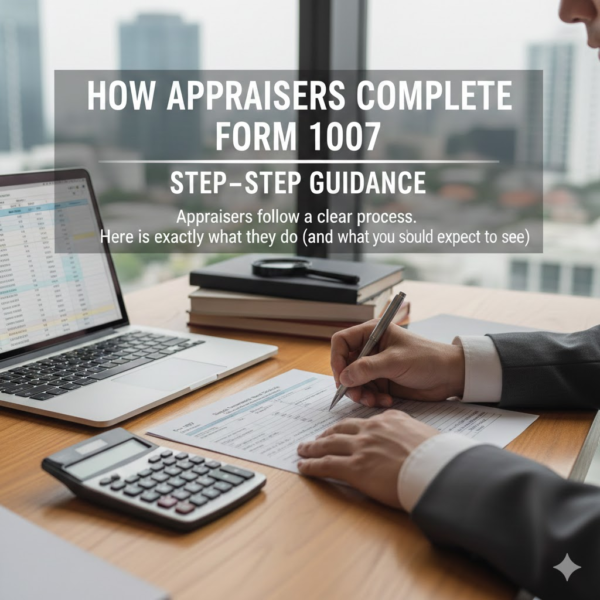 How Appraisers Complete Form 1007 – Step-by-Step Guidance