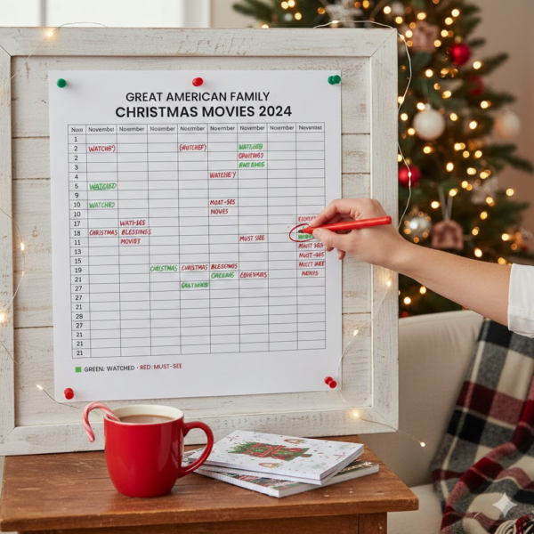 Integrating the Great American Family Christmas Movies 2024 Schedule Printable Release Date into Your Holiday Routine
