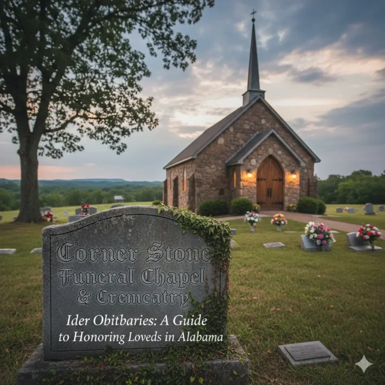 Corner Stone Funeral Chapel & Crematory Ider Obituaries: A Guide to Honoring Loved Ones in Alabama