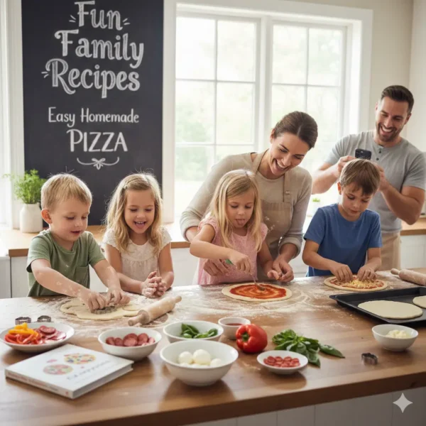 Easy Homemade Pizza Kids Help Make: Fun Family Recipes
