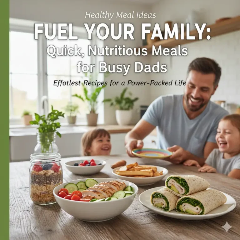 Healthy Meal Ideas for Busy Dads: Quick, Nutritious Recipes to Fuel Your Family