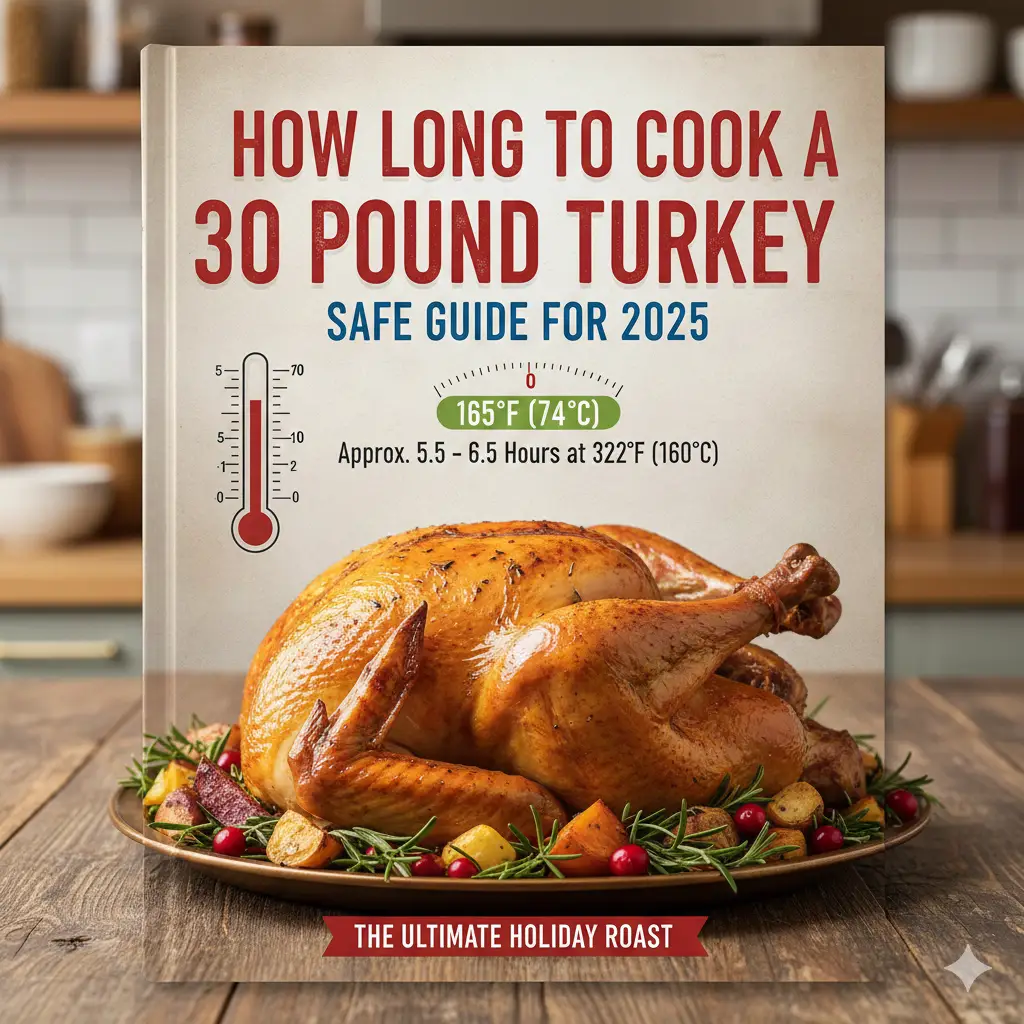 How Long To Cook A 30 Pound Turkey: Safe Guide for 2025