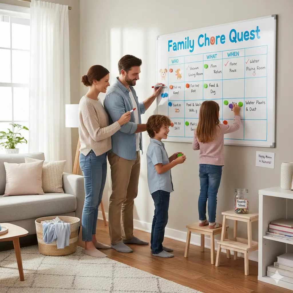 How to Organize Family Chores Effectively: Simple Steps for a Happier, Cleaner Home