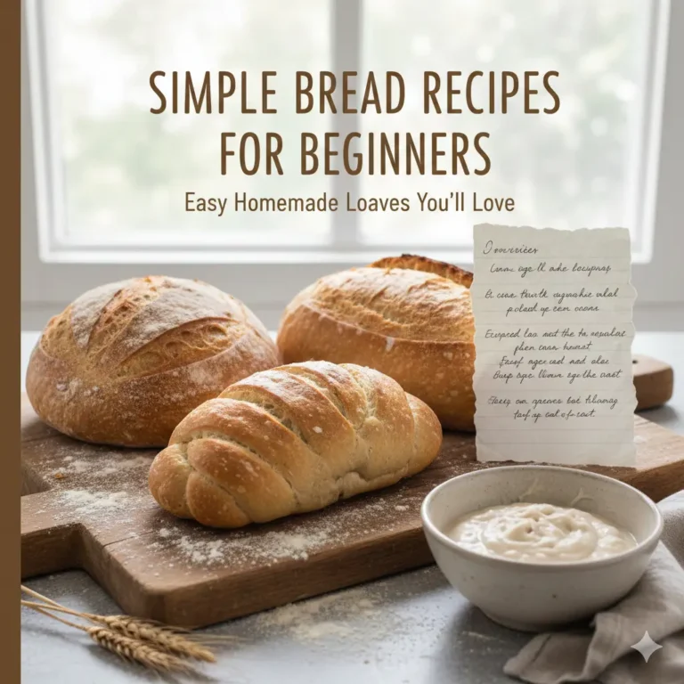 Simple Bread Recipes for Beginners: Easy Homemade Loaves You’ll Love
