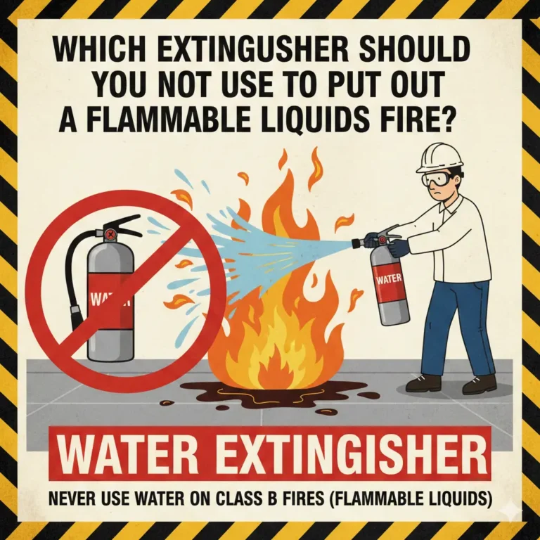 Which Extinguisher Should You Not Use to Put Out a Flammable Liquids Fire?