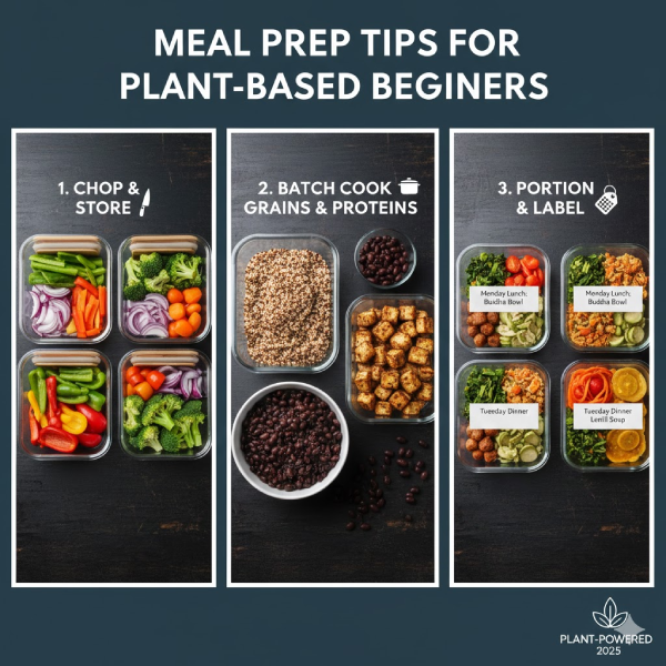 Meal Prep Tips for Plant-Based Meal Plan for Beginners