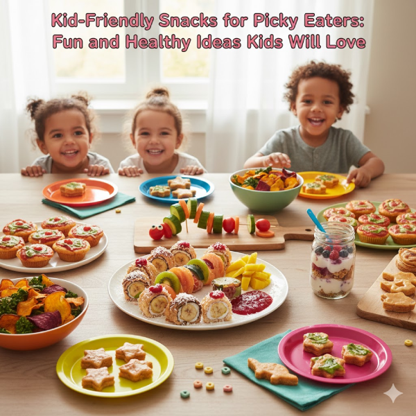 Kid-Friendly Snacks for Picky Eaters: Fun and Healthy Ideas Kids Will Love