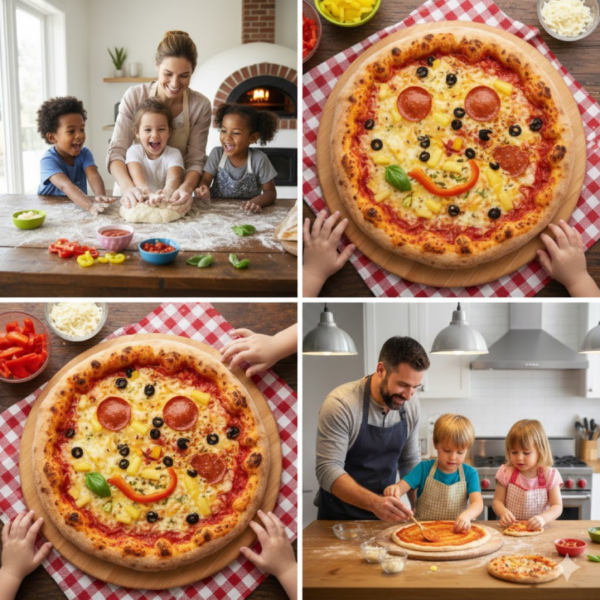 Easy Homemade Pizza Kids Help Make: Fun Family Recipes